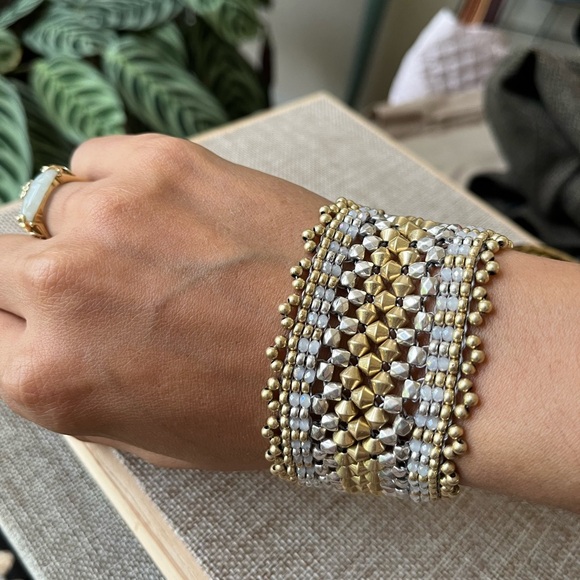 Lucky Brand Gold and Silver Beaded Bracelet - Picture 5 of 5
